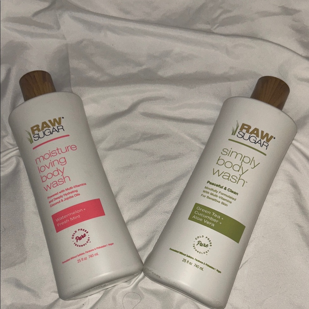 2 Raw Sugar Body Washes for $15